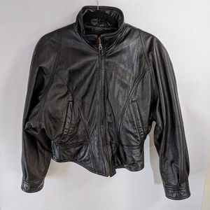 Crop Vintage Leather WIlson's Jacket
